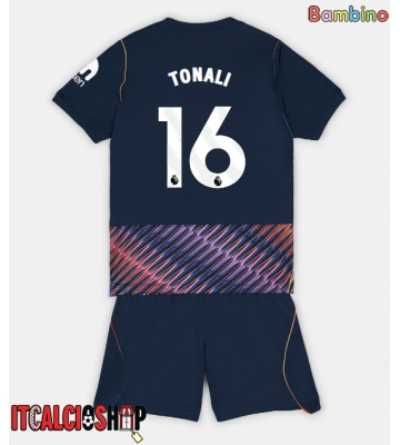 Tottenham Hotspur Sandro Tonali #16 Seconda Maglia Bambino 2026-27 Manica Corta (+ Pantaloni corti)